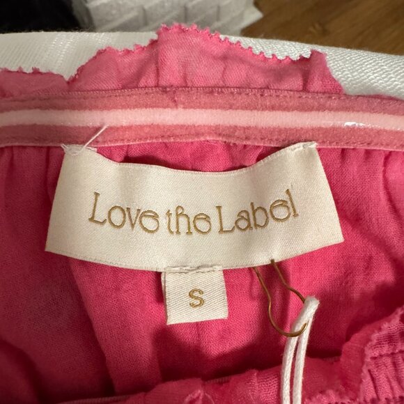 Love the Label Amelia Dress in Pink with Gold Mirror Embroidery – Size Small - Picture 6 of 7